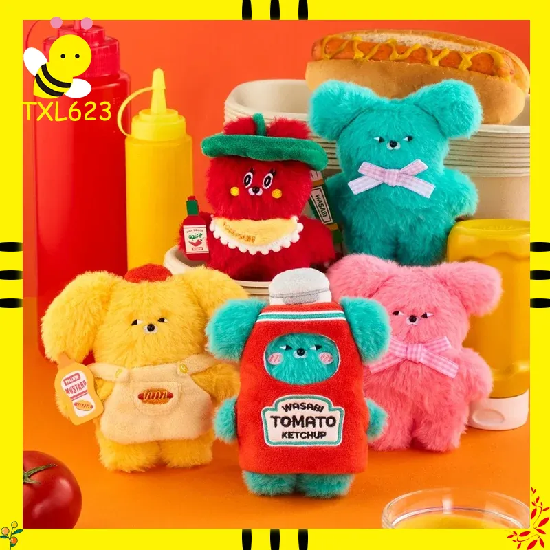 Jewelry Making Resin - พวงกุญแจขวดซอสขนาดเล็ก รสวาซาบิ หมีน้อยน่ารัก รสเผ็ด ทำจากเรซิ่น ของสะสม