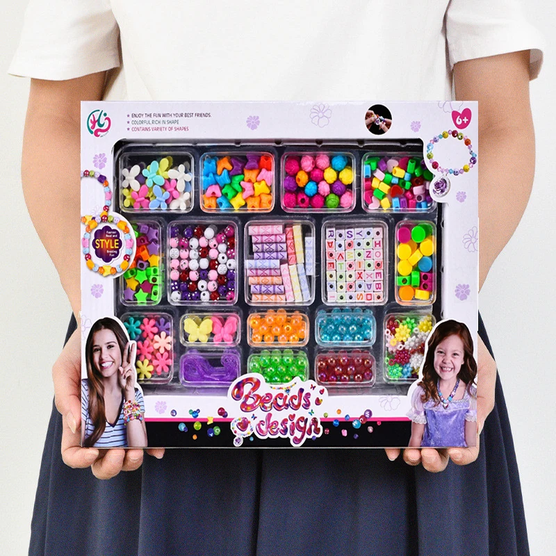 Jewelry Making Kit For Kids - สาว DIY ชุดลูกปัดเครื่องประดับทําชุดสําหรับเด็กผู้หญิงลูกปัดมุกสําหรับสร้อยข้อมือแหวนสร้อยคอความคิดสร้างสรรค์ชุดศิลปะหัตถกรรมของเล่น