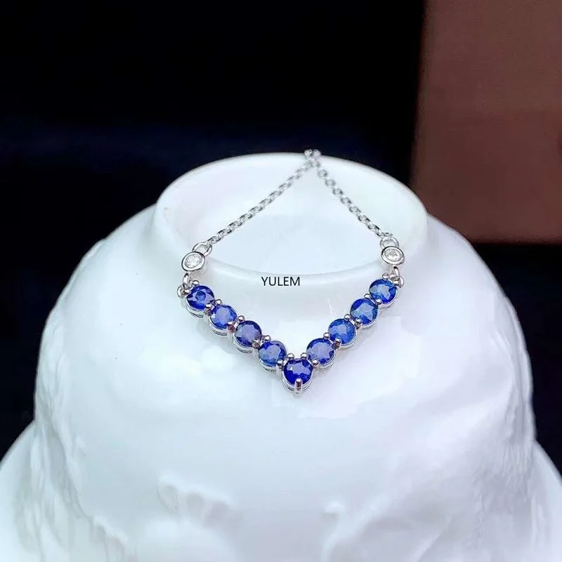 Jewelry Making University - YULEM ธรรมชาติ AAAA Sapphire 3 มม.Magic