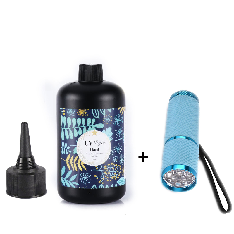 Jewelry Making Light - 10-500g UV กาวเรซินอีพ็อกซี่ UV Light ชุดเครื่องประดับ