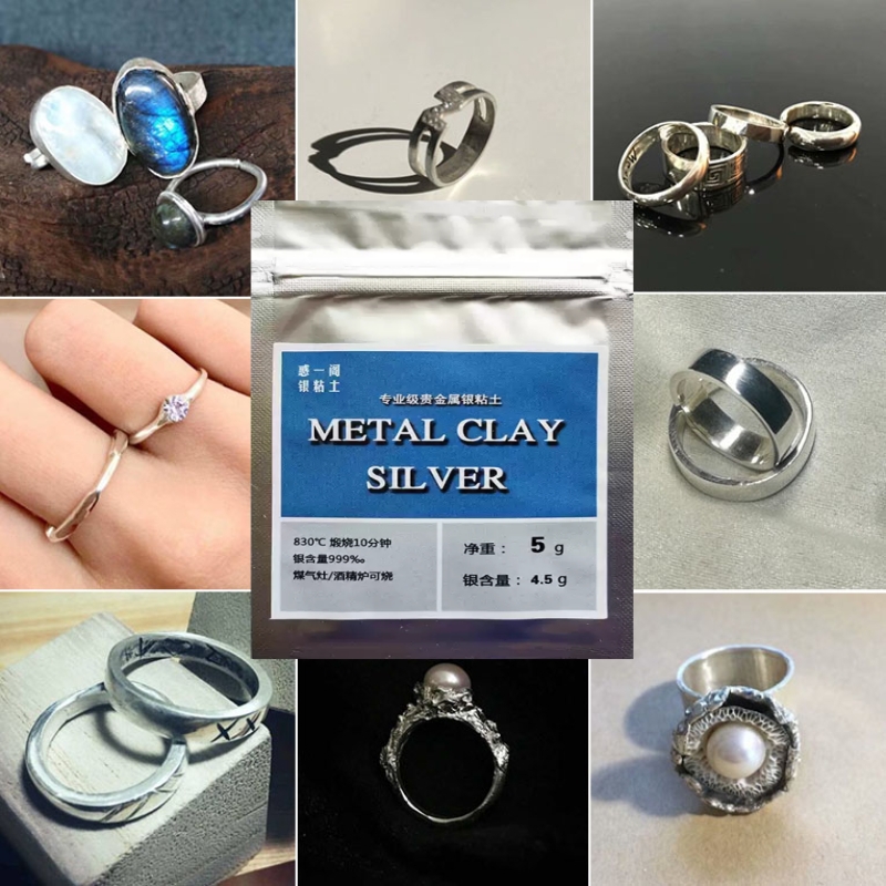 Jewelry Making For Couples - 5 กรัม/ถุงเครื่องประดับทํา 999 Pure Silver Clay