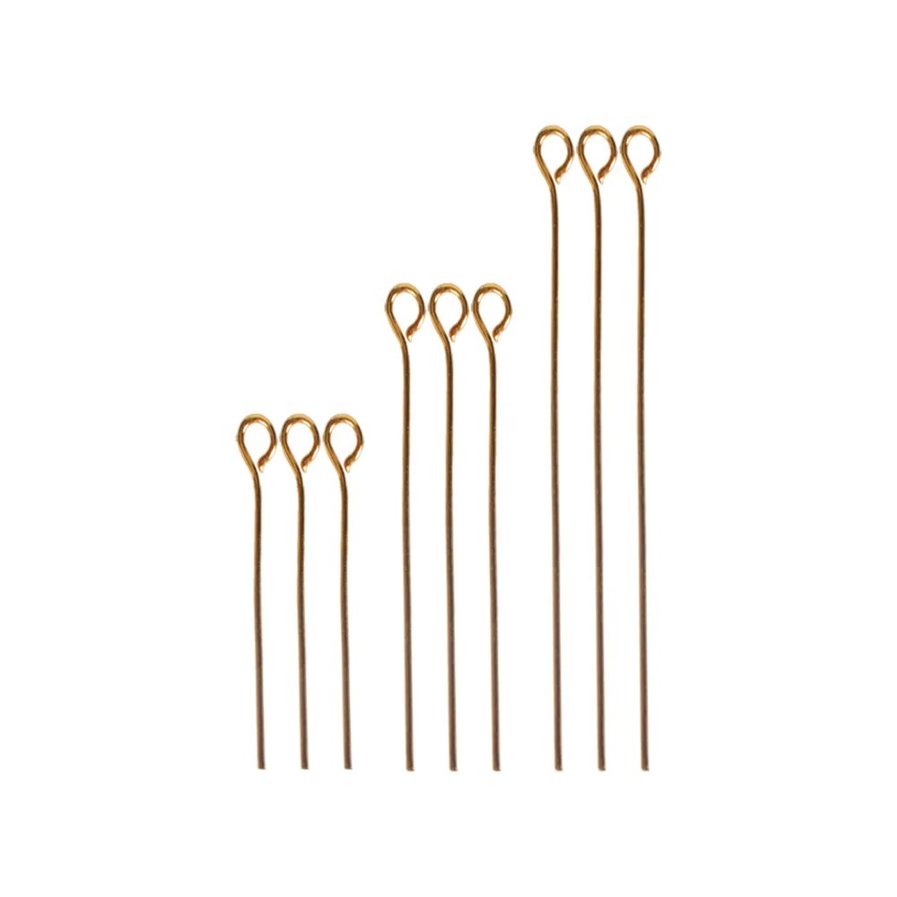 Jewelry Making Eye Pins - เข็มโลหะขนาดเล็ก 200 ชิ้น ขนาด 16 20