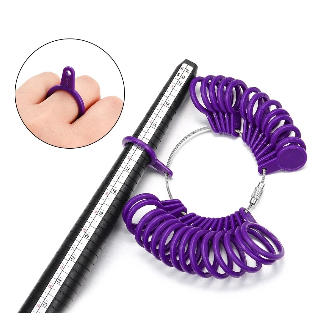 เครื่องมือวัดขนาดแหวนแบบมืออาช - Jewelry Making Kit Professional บทวิจารณ์และราคา