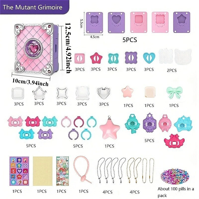 ชุดทำสติกเกอร์ 3 มิติ DIY เครื - Jewelry Making Kit For Kids บทวิจารณ์และราคา