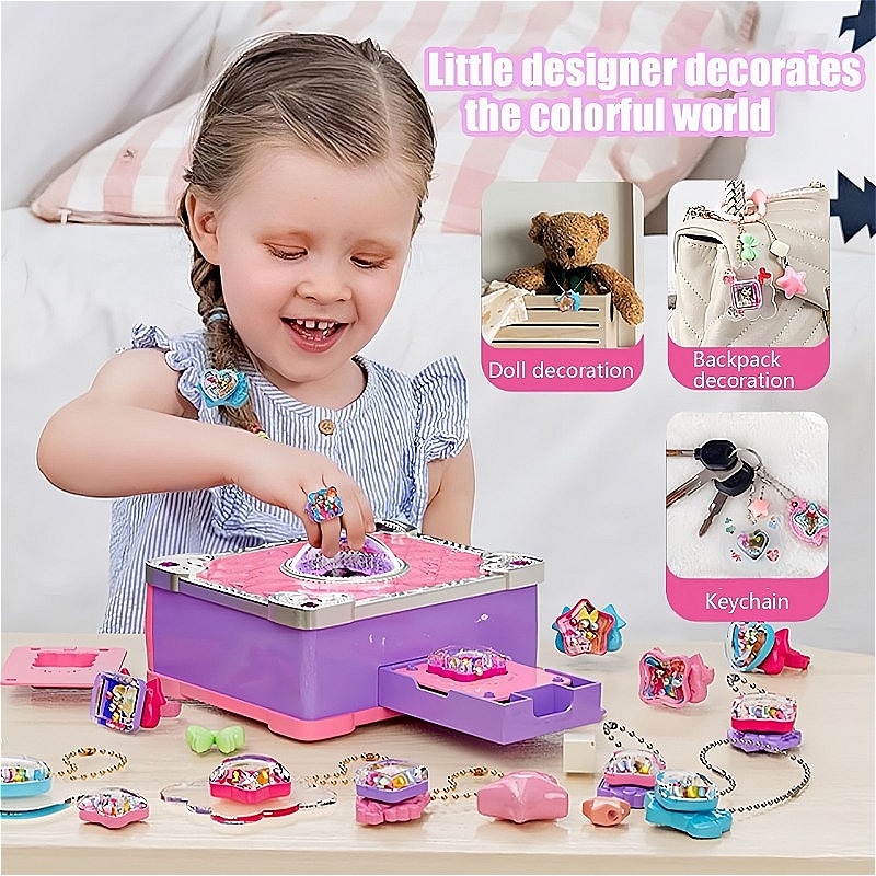 ชุดทำสติกเกอร์ 3 มิติ DIY เครื - Jewelry Making Kit For Kids บทวิจารณ์และราคา