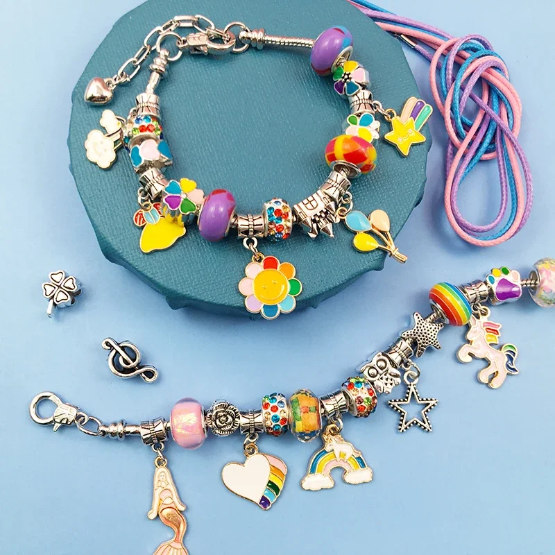 ชุดทำสร้อยข้อมือเสน่ห์สำหรับเด - Jewelry Making Kit For Kids บทวิจารณ์และราคา
