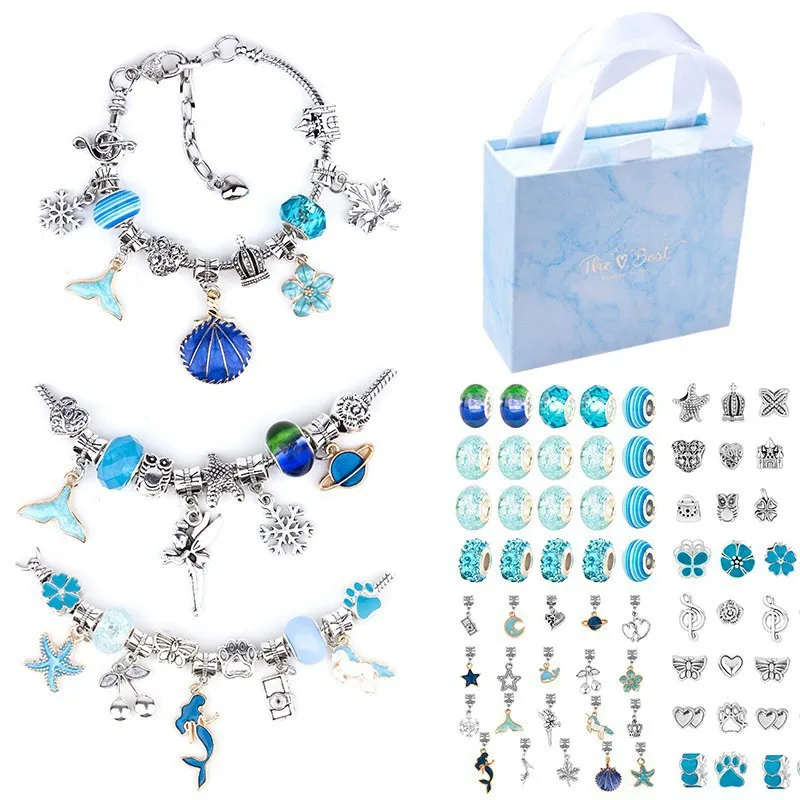 ชุดทำสร้อยข้อมือเสน่ห์สำหรับเด - Jewelry Making Kit For Kids บทวิจารณ์และราคา