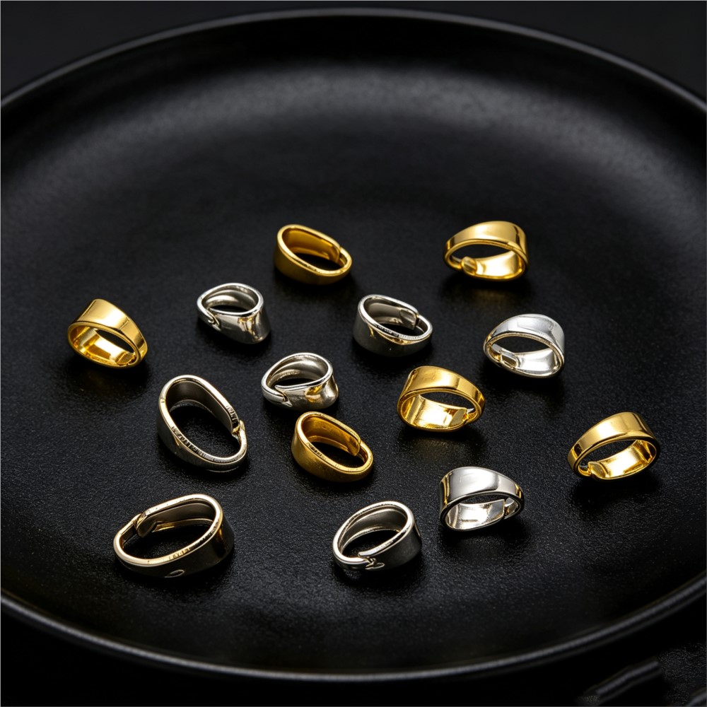 50 ชิ้น จี้ชุบทอง 18K พร้อมคลิ - Jewelry Making Charms บทวิจารณ์และราคา