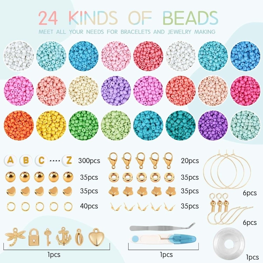 ชุดทำเครื่องประดับ DIY 28+2 ช่ - Jewelry Making Kit For Kids บทวิจารณ์และราคา