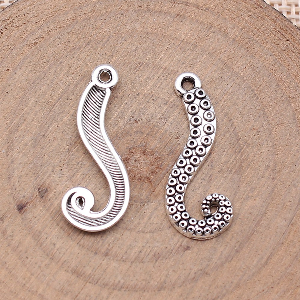 20ชิ้น/ล็อตเสน่ห์ขาปลาหมึกสำหร - Jewelry Making For Couples บทวิจารณ์และราคา