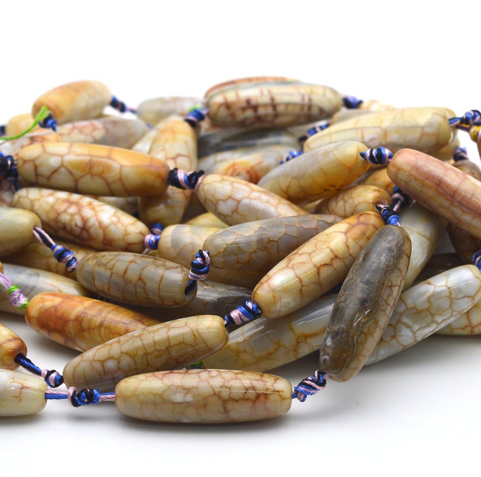 หินธรรมชาติที่มีสีสัน Big Agat - Jewelry Making Store บทวิจารณ์และราคา