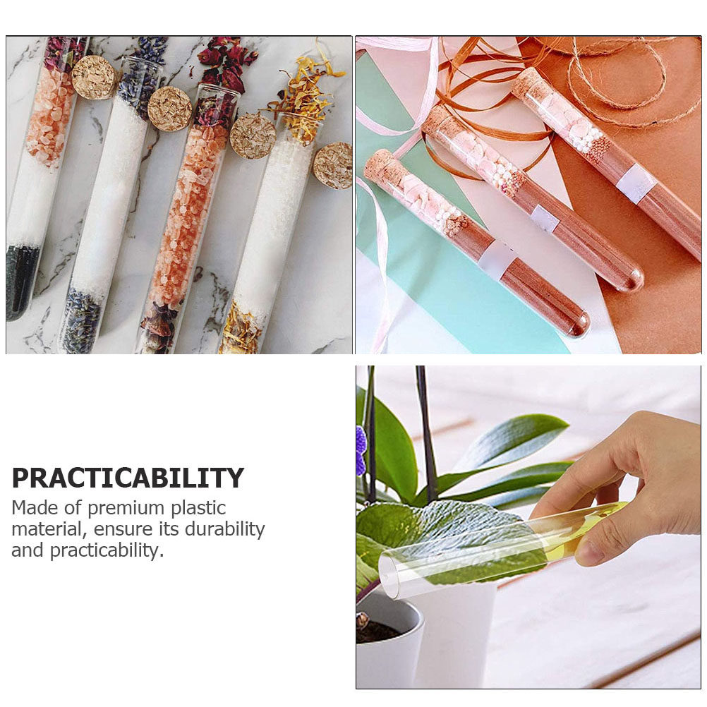 หลอดทดลองไม้พร้อมจุกปิด 24 ชิ้ - Jewelry Making Experience บทวิจารณ์และราคา