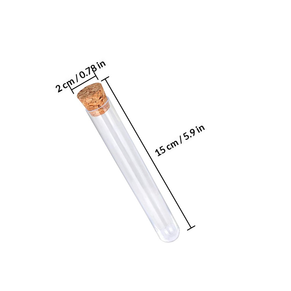 หลอดทดลองไม้พร้อมจุกปิด 24 ชิ้ - Jewelry Making Experience บทวิจารณ์และราคา