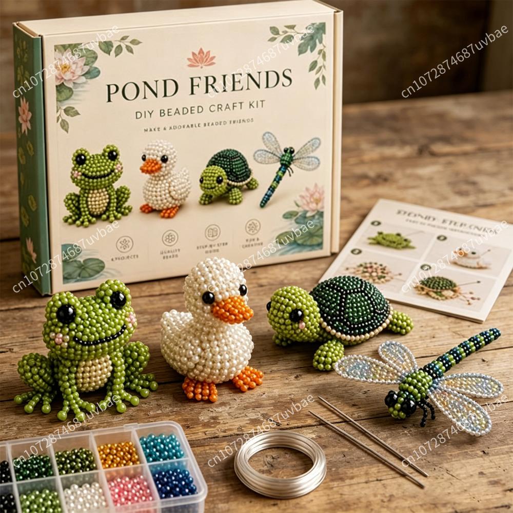 ชุดประดิษฐ์ลูกปัดรูปสัตว์ 3 มิ - Jewelry Making Kit For Kids บทวิจารณ์และราคา