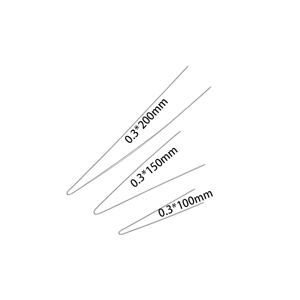 เข็มร้อยลูกปัดสแตนเลสแบบโค้งหั - Jewelry Making Eye Pins บทวิจารณ์และราคา