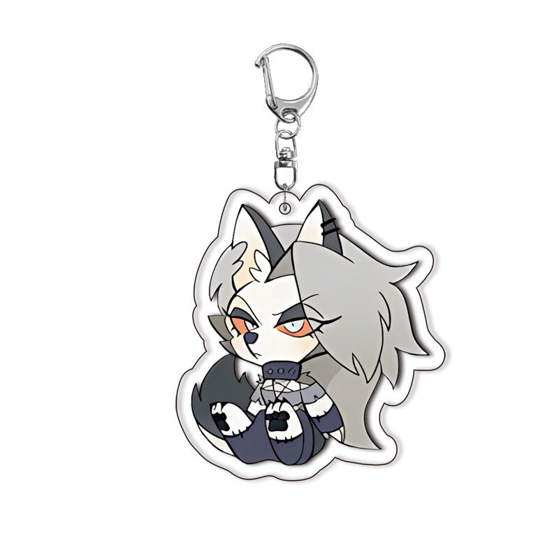 พวงกุญแจอะคริลิก Hazbin Hotel  - Jewelry Making Resin บทวิจารณ์และราคา