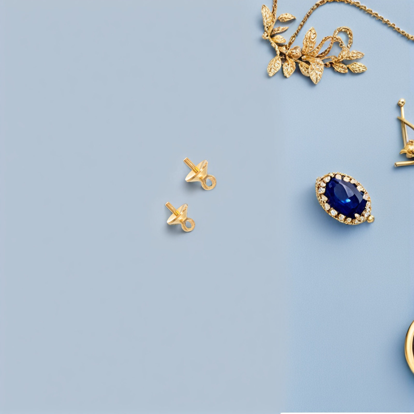 100 ชิ้น ตัวยึดห่วงทองแดงแบบเจ - Jewelry Making Eye Pins บทวิจารณ์และราคา