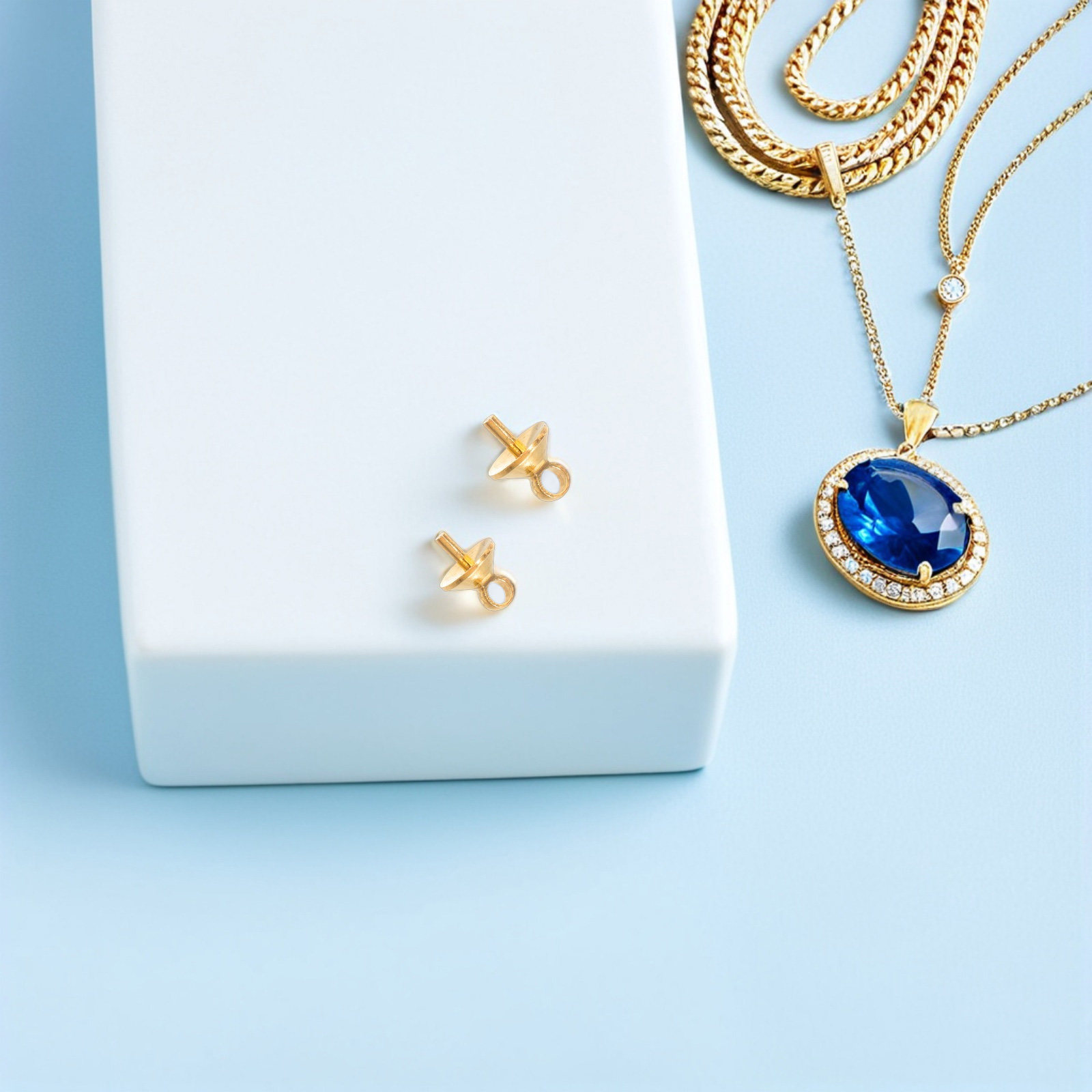 100 ชิ้น ตัวยึดห่วงทองแดงแบบเจ - Jewelry Making Eye Pins บทวิจารณ์และราคา