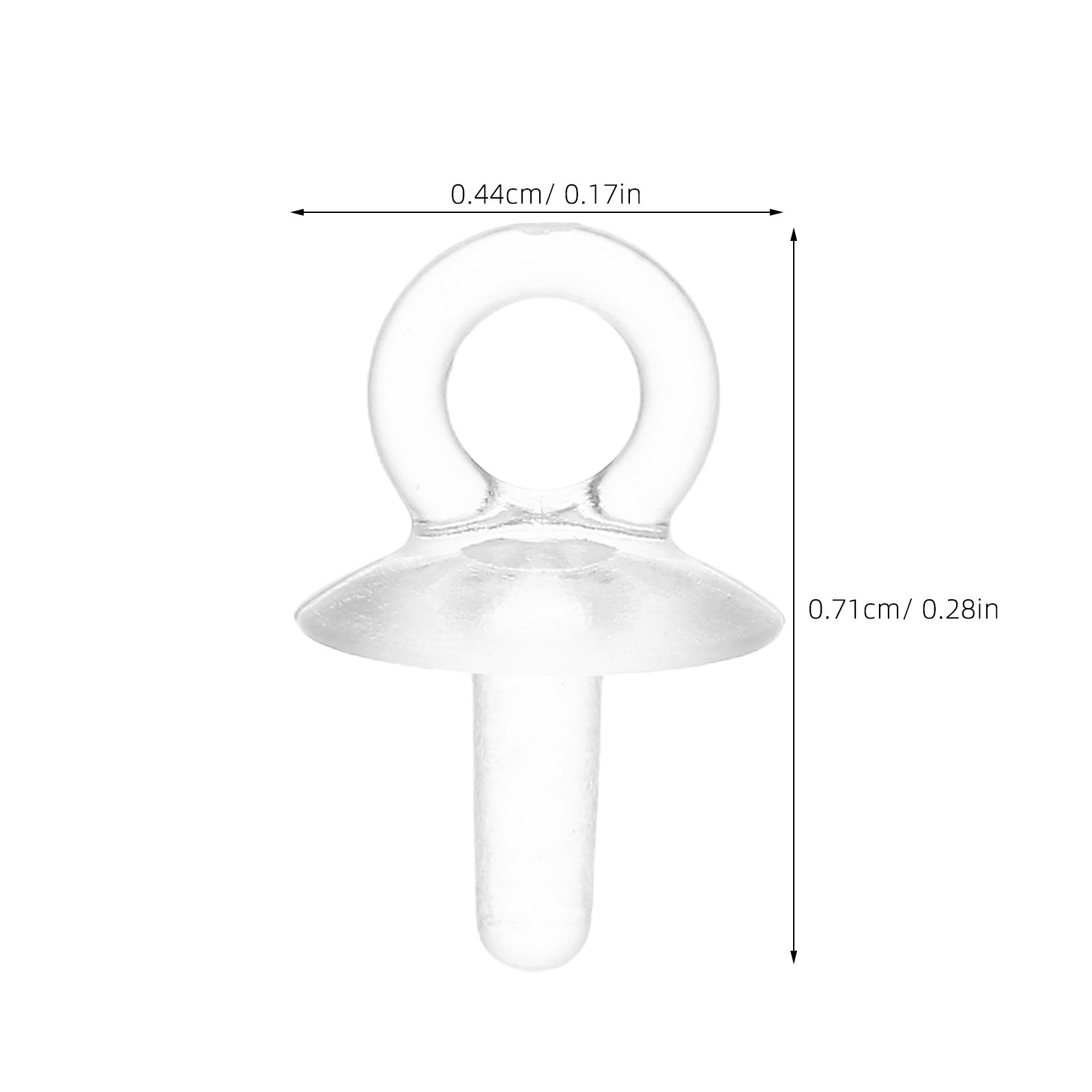 100 ชิ้น หมุดตาถ้วยเรซิน ที่ยึ - Jewelry Making Eye Pins บทวิจารณ์และราคา