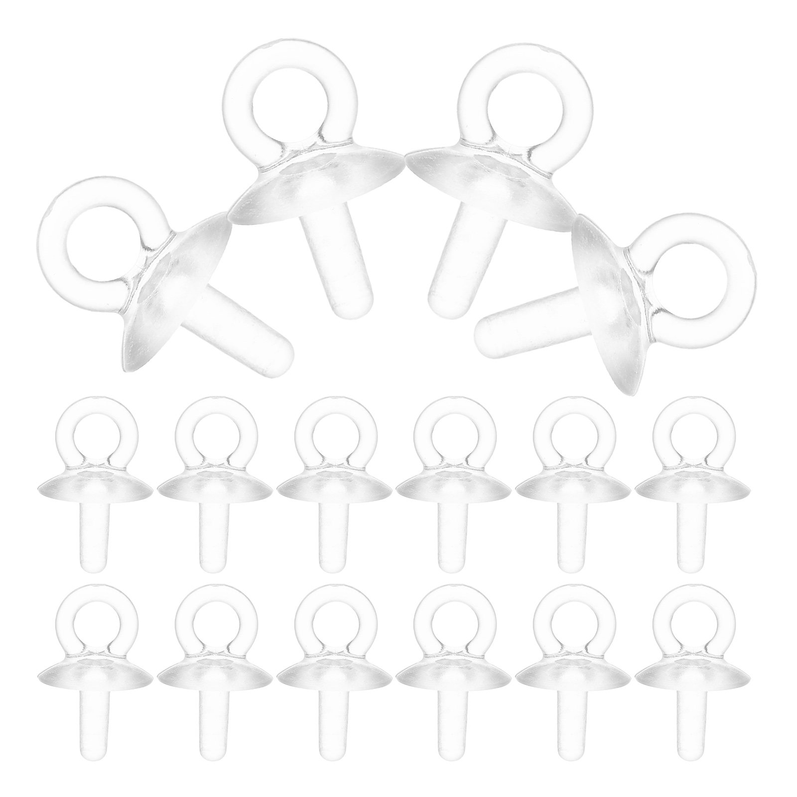 100 ชิ้น หมุดตาถ้วยเรซิน ที่ยึ - Jewelry Making Eye Pins บทวิจารณ์และราคา