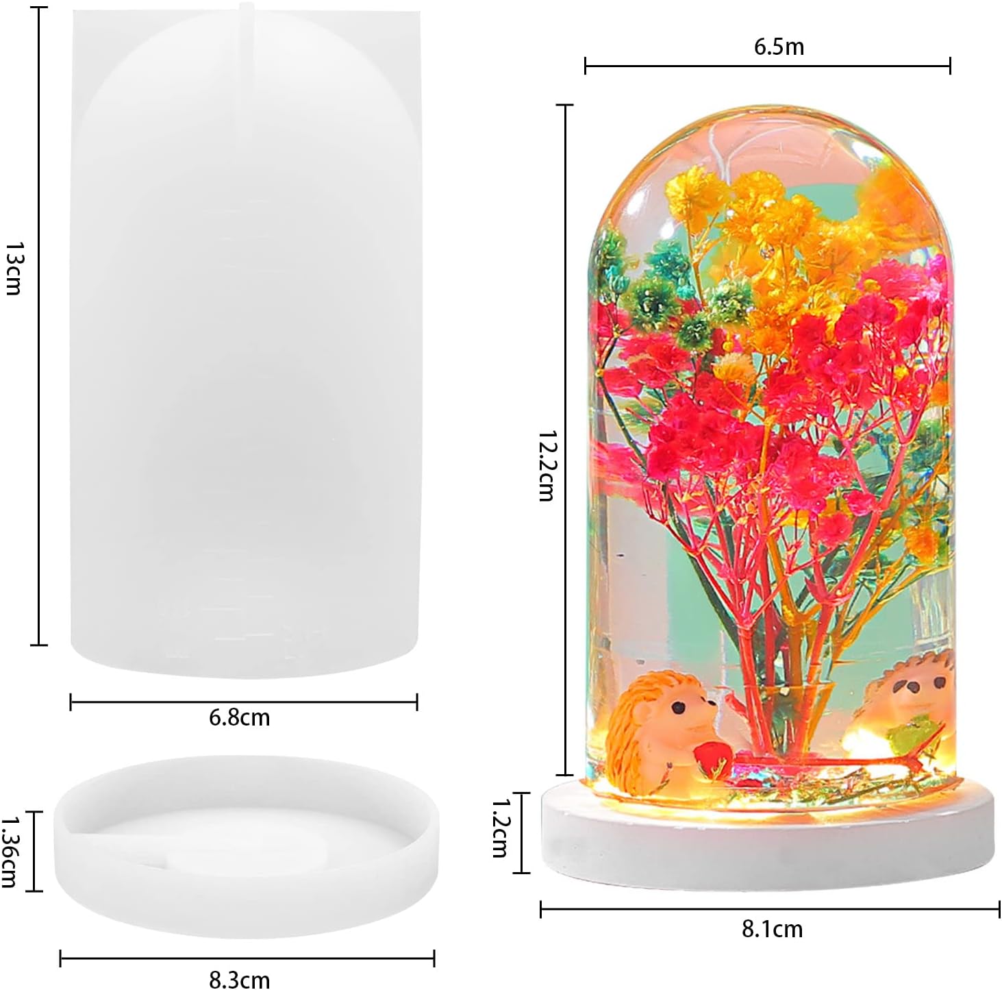 DIY คริสตัลอีพ็อกซี่เรซินแม่พิ - Jewelry Making Light บทวิจารณ์และราคา