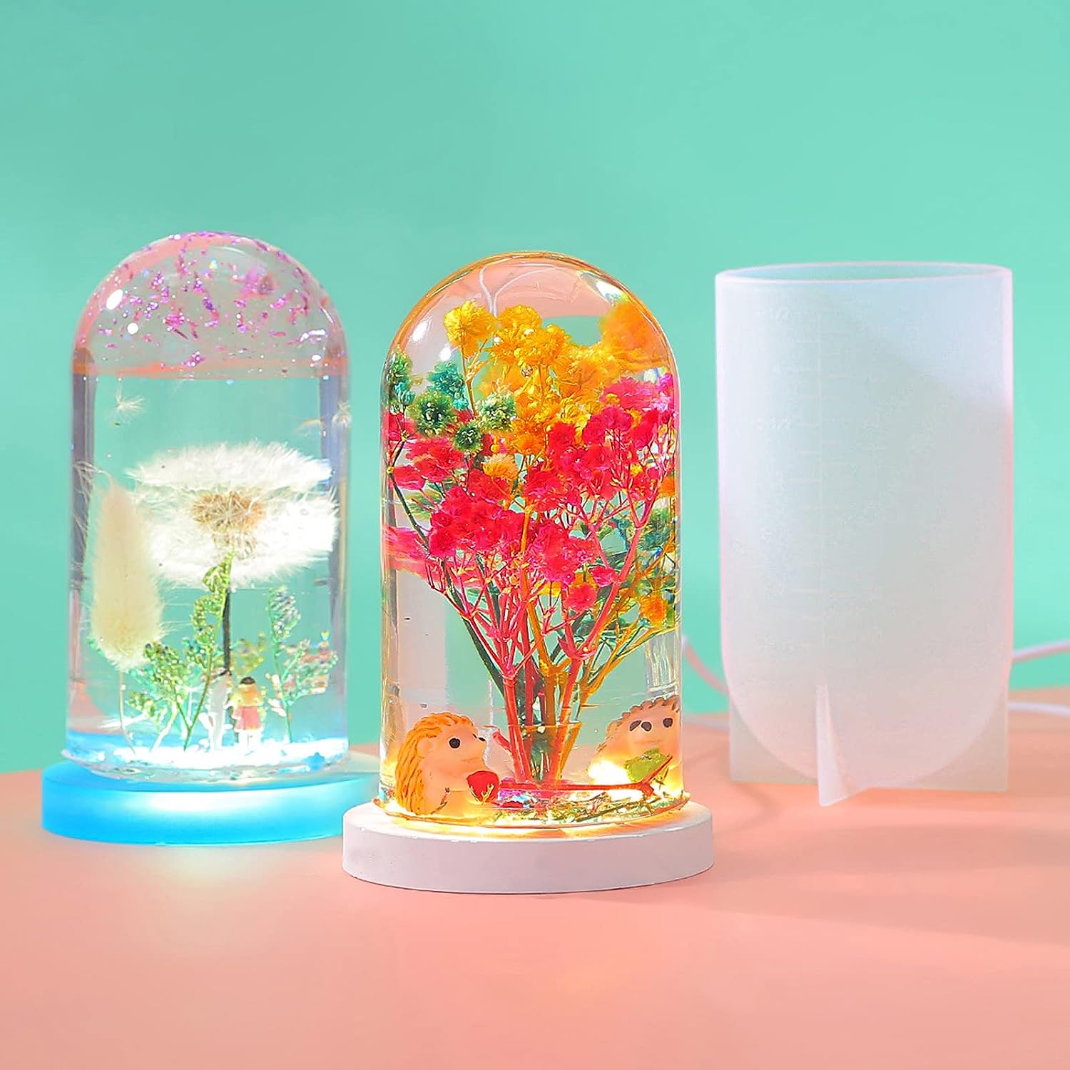DIY คริสตัลอีพ็อกซี่เรซินแม่พิ - Jewelry Making Light บทวิจารณ์และราคา