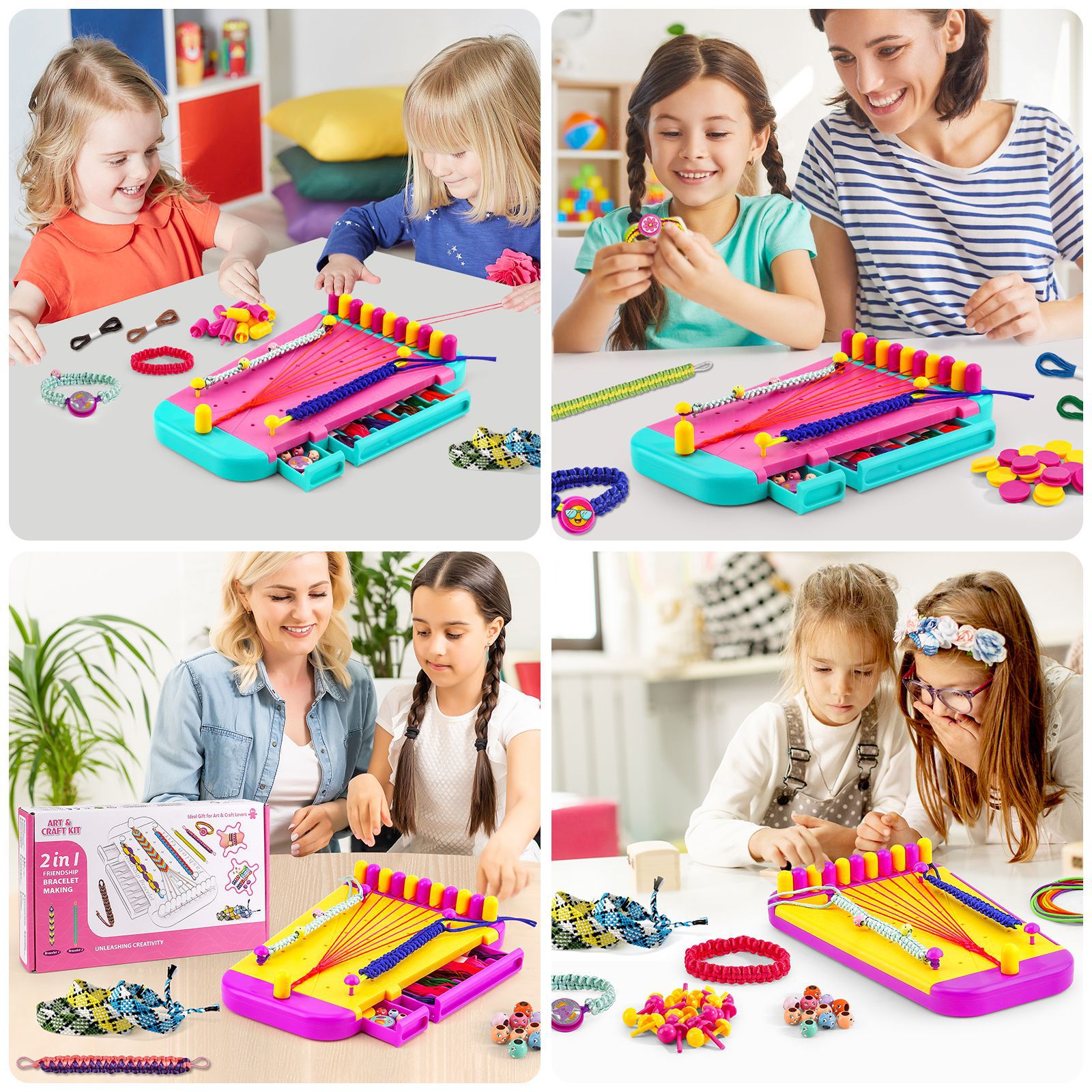 สร้อยข้อมือทําชุดของเล่นสําหรั - Jewelry Making Kit For Kids บทวิจารณ์และราคา