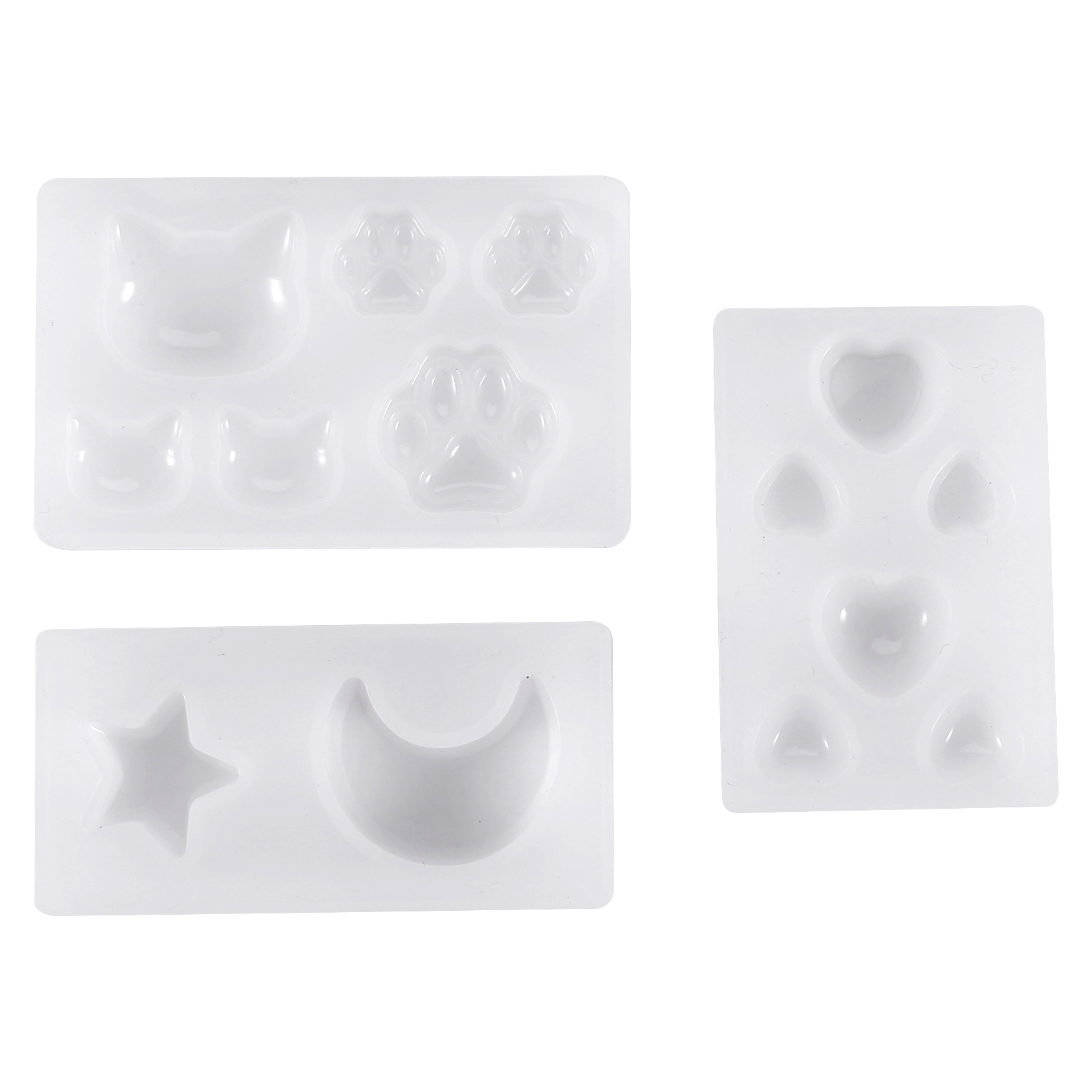 แม่พิมพ์ซิลิโคนรูปแมวหมีหัวใจพ - Jewelry Making Resin บทวิจารณ์และราคา
