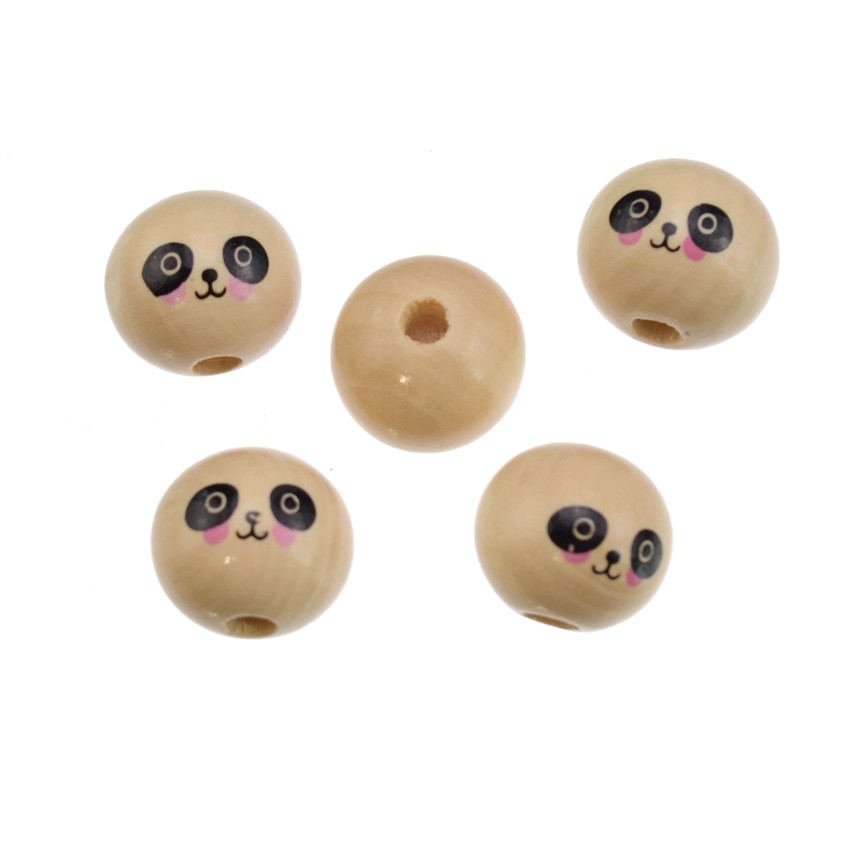 20/50PCsยิ้มหน้าไม้ลูกปัดSpace - Jewelry Making 3 Year Old บทวิจารณ์และราคา