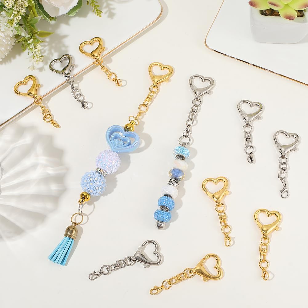 ตะขอเกี่ยวรูปหัวใจแบบหมุนได้ 5 - Jewelry Making Kit For Adults บทวิจารณ์และราคา