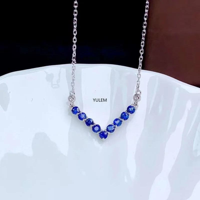 YULEM ธรรมชาติ AAAA Sapphire 3 - Jewelry Making University บทวิจารณ์และราคา