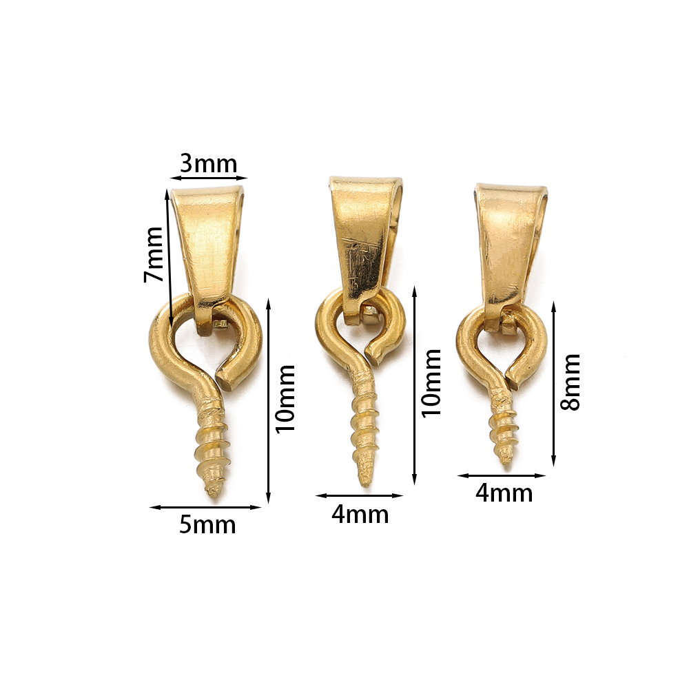 20pcs สแตนเลสสตีลสกรู Eye Pins - Jewelry Making Eye Pins บทวิจารณ์และราคา