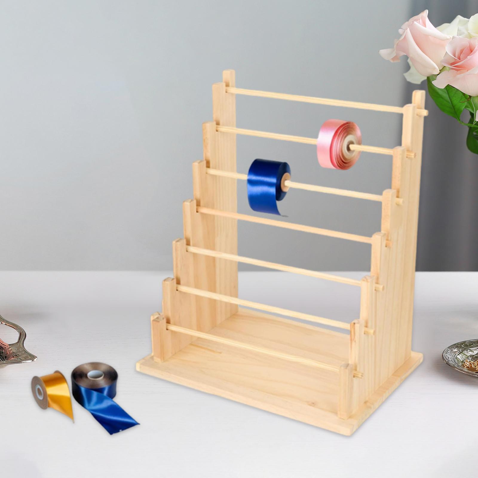 ริบบิ้นไม้Organizer Rackผู้ถือ - Jewelry Making Store บทวิจารณ์และราคา