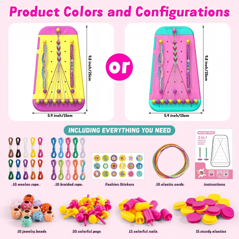 ชุดทำเครื่องประดับสร้อยข้อมือม - Jewelry Making Kit For Kids บทวิจารณ์และราคา