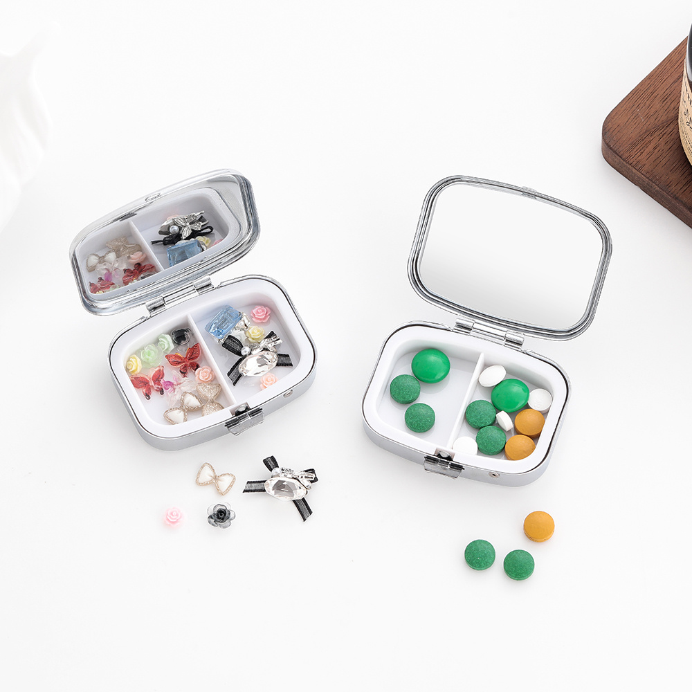 กล่องยาเม็ดขนาดเล็กทรงหัวใจ 1  - Jewelry Making Store บทวิจารณ์และราคา
