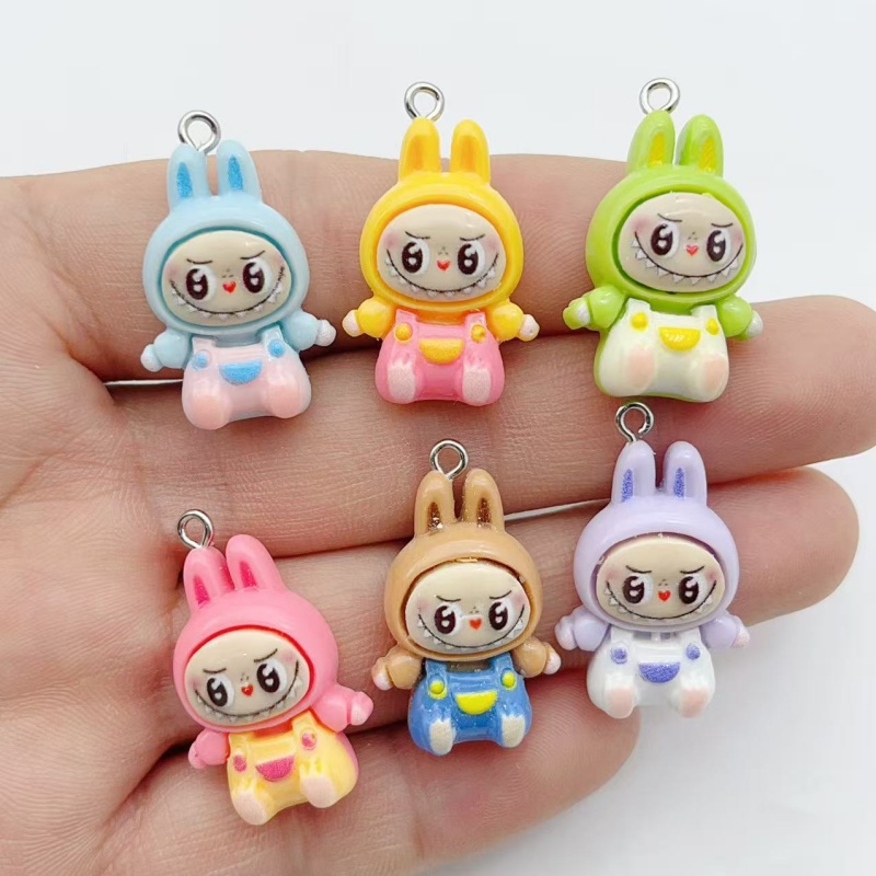 ชาร์มเรซิ่นรูปบ้านกระต่ายสตรอว - Jewelry Making Charms บทวิจารณ์และราคา