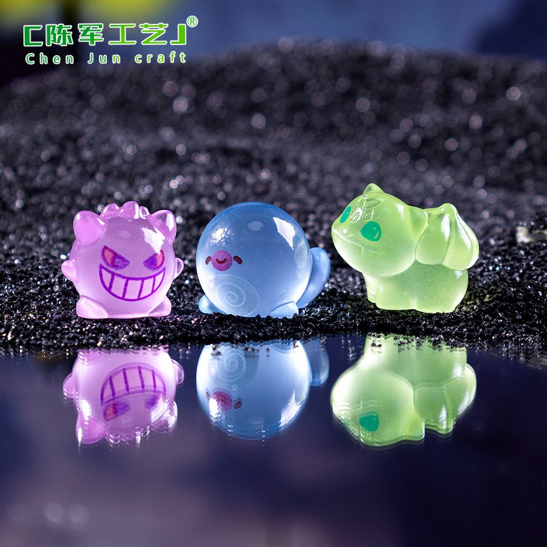 ฟิกเกอร์โปเกมอนเรืองแสงขนาดเล็ - Jewelry Making Resin บทวิจารณ์และราคา