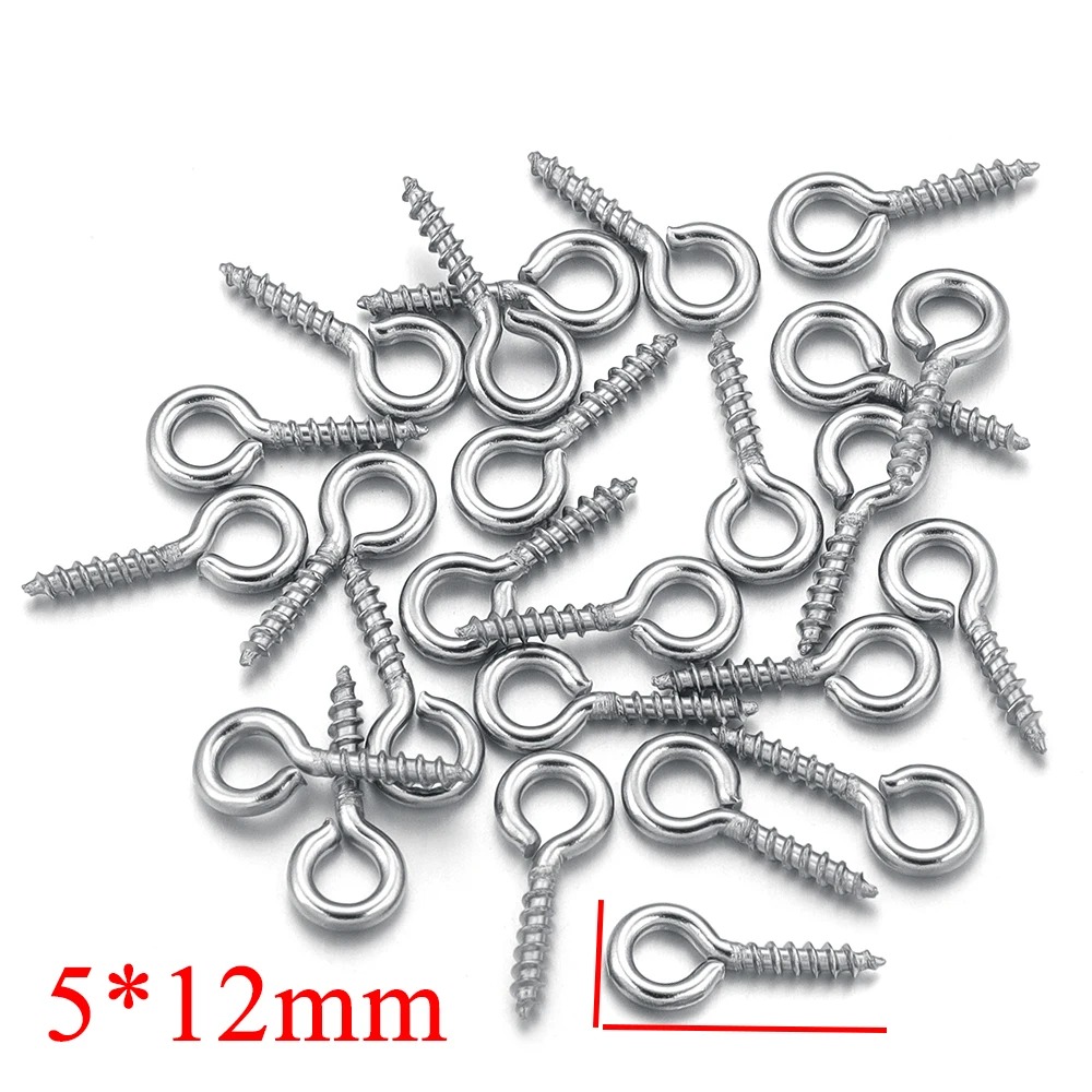 100 ชิ้น/ล็อตสแตนเลสมินิสกรู P - Jewelry Making Eye Pins บทวิจารณ์และราคา