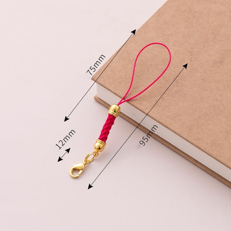สายคล้องโทรศัพท์แบบเชือกไนลอนพ - Jewelry Making Charms บทวิจารณ์และราคา
