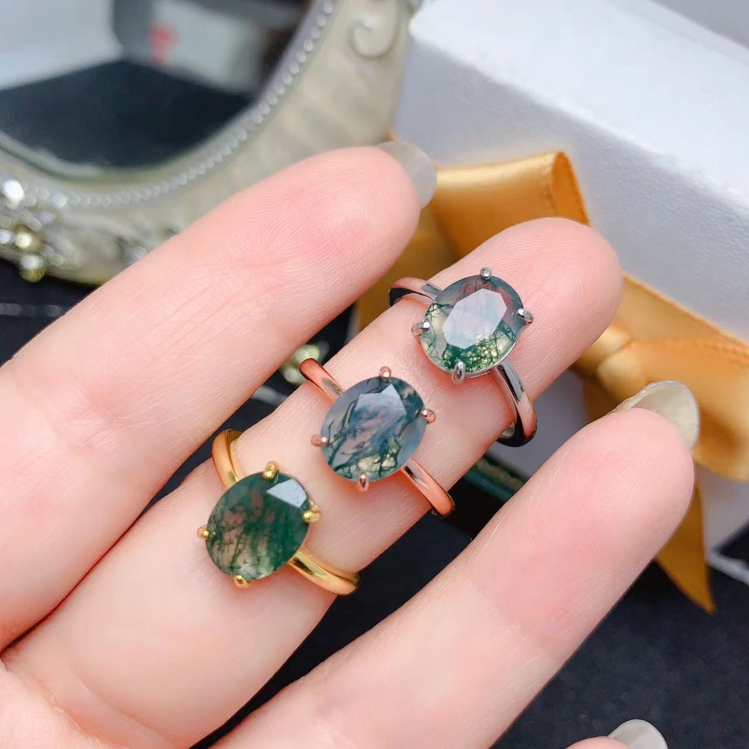 แหวนหมั้นมอสโกธรรมชาติขนาด8x10 - Jewelry Making University บทวิจารณ์และราคา