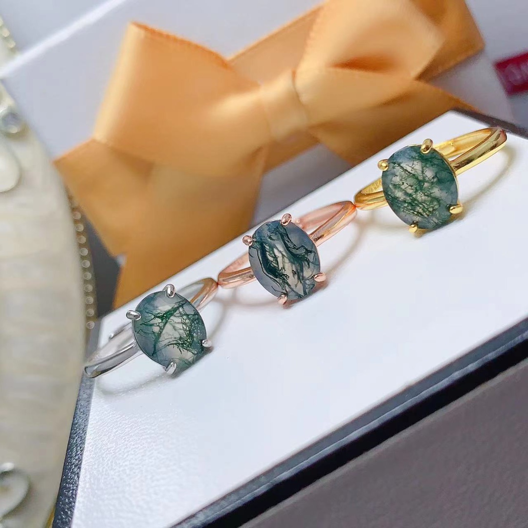 แหวนหมั้นมอสโกธรรมชาติขนาด8x10 - Jewelry Making University บทวิจารณ์และราคา