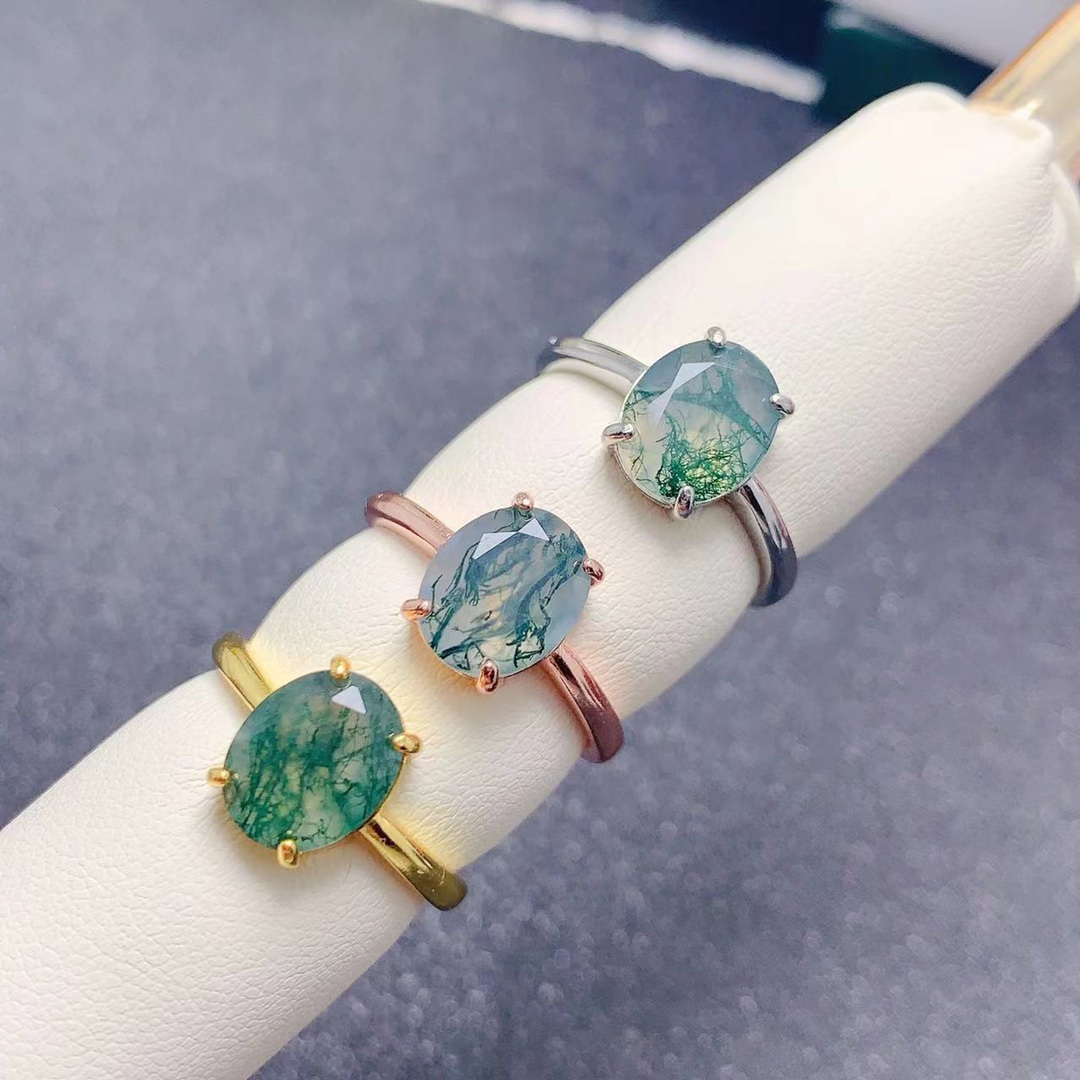 แหวนหมั้นมอสโกธรรมชาติขนาด8x10 - Jewelry Making University บทวิจารณ์และราคา