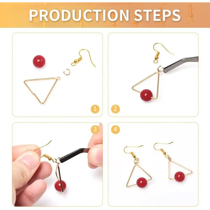 อุปกรณ์ทำต่างหู DIY 100/500 ชิ - Jewelry Making Kit For Adults บทวิจารณ์และราคา