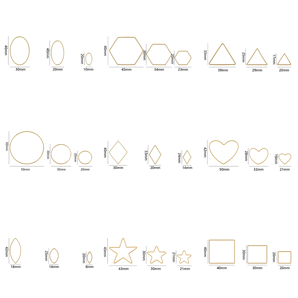 20 ชิ้น Gold Silver Hollow กรอ - Jewelry Making Charms บทวิจารณ์และราคา