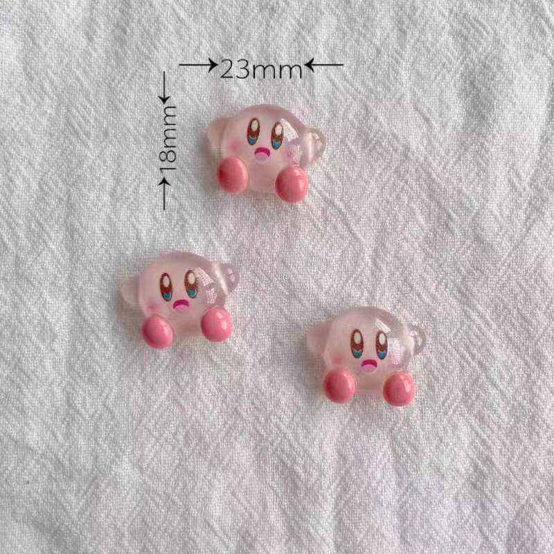 1/30 ชิ้น ชาร์มเรซิ่นคิรบี้ใส  - Jewelry Making Resin บทวิจารณ์และราคา
