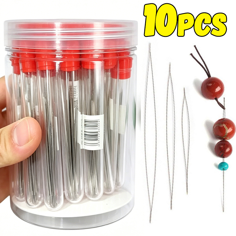 เข็มร้อยลูกปัด 1-10 ชิ้น เข็มร - Jewelry Making Eye Pins บทวิจารณ์และราคา