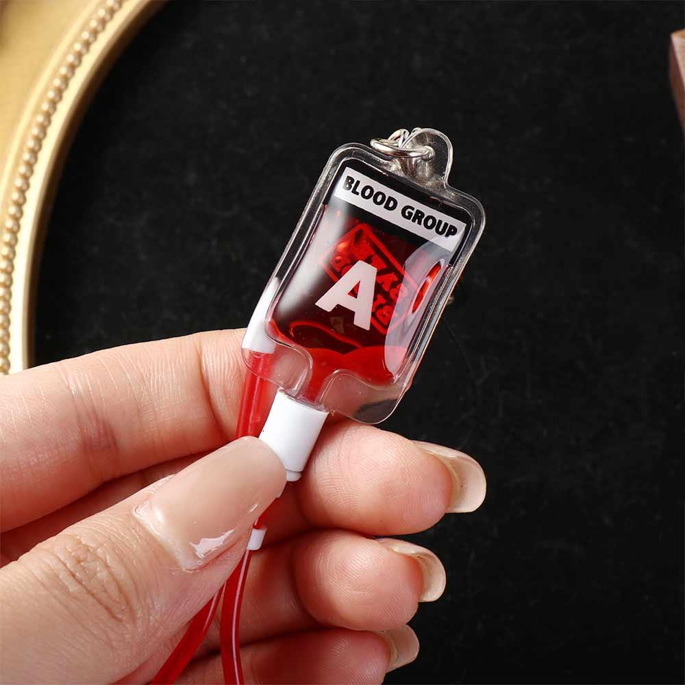พวงกุญแจรูปถุงเลือดชนิด A B O  - Jewelry Making For Couples บทวิจารณ์และราคา
