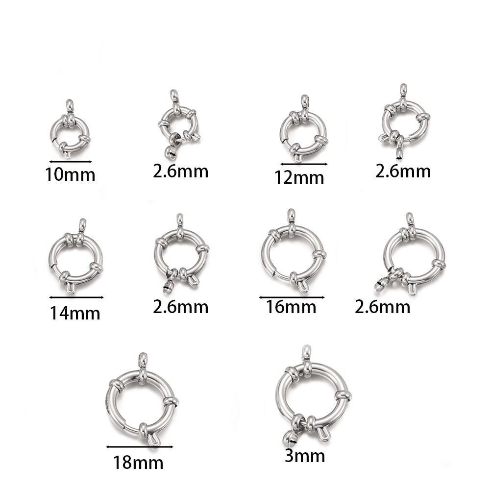 ตะขอเกี่ยวสปริงทรงกลมสแตนเลส 2 - Jewelry Making Kit For Adults บทวิจารณ์และราคา