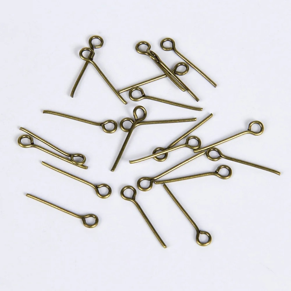 เข็มโลหะขนาดเล็ก 200 ชิ้น ขนาด - Jewelry Making Eye Pins บทวิจารณ์และราคา