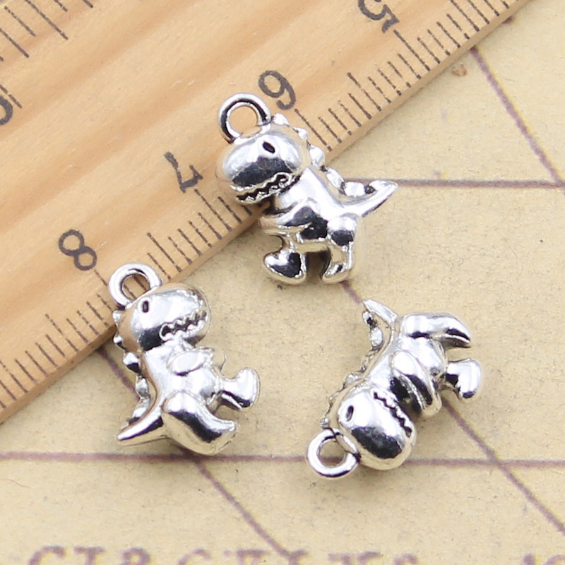 10pcs Charms เด็กไดโนเสาร์ 16x - Jewelry Making 3 Year Old บทวิจารณ์และราคา